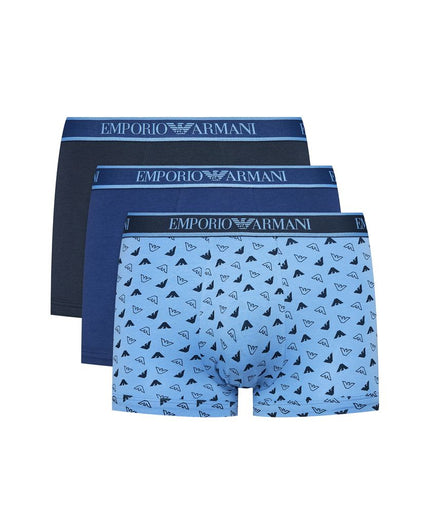 Emporio Armani Underwear Blue Cotton Underwear