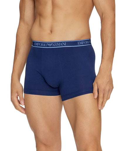 Emporio Armani Underwear Blue Cotton Underwear