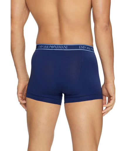 Emporio Armani Underwear Blue Cotton Underwear