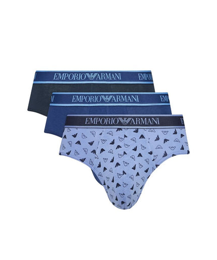 Emporio Armani Underwear Blue Cotton Underwear