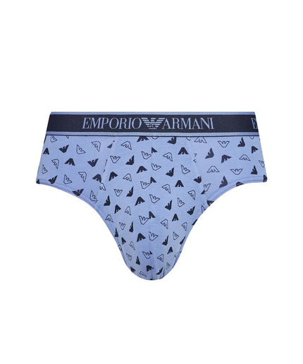 Emporio Armani Underwear Blue Cotton Underwear