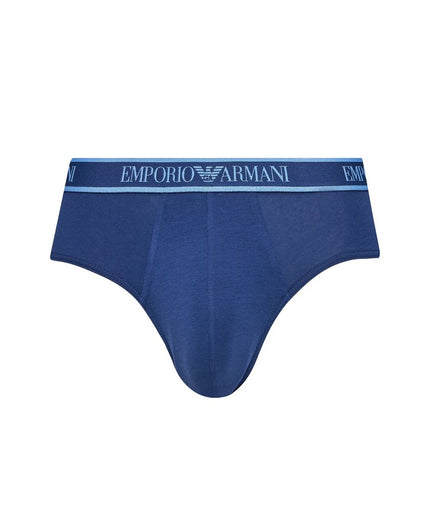 Emporio Armani Underwear Blue Cotton Underwear