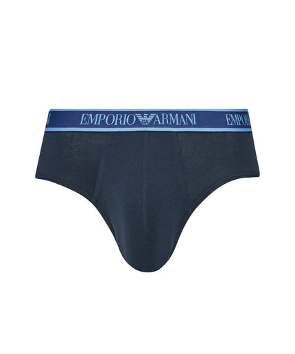 Emporio Armani Underwear Blue Cotton Underwear