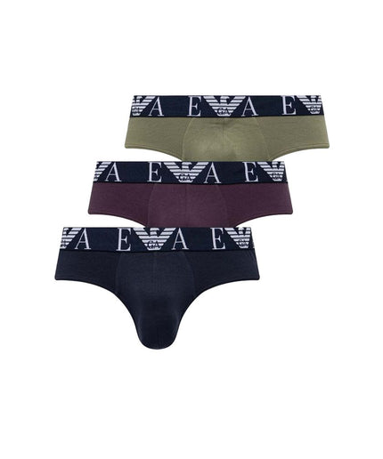 Emporio Armani Underwear Blue Cotton Underwear