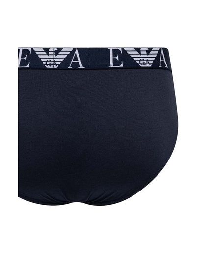 Emporio Armani Underwear Blue Cotton Underwear