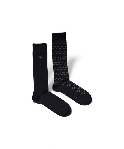 Emporio Armani Underwear Black Cotton Sock