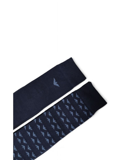 Emporio Armani Underwear Blue Cotton Sock