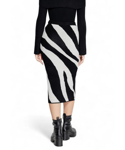 Vero Moda Black Viscose Skirt