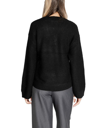 Jacqueline De Yong Black Polyester Sweater