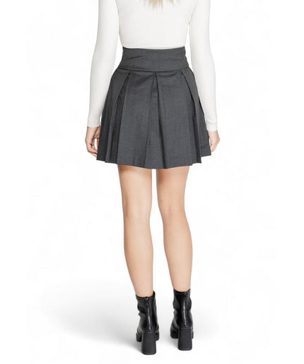 Morgan De Toi Gray Polyester Skirt