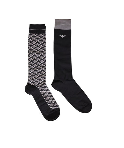 Emporio Armani Underwear Gray Cotton Sock