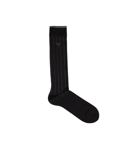 Emporio Armani Underwear Black Cotton Sock