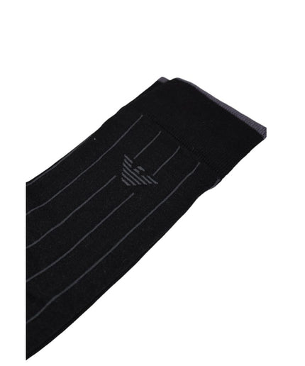 Emporio Armani Underwear Black Cotton Sock