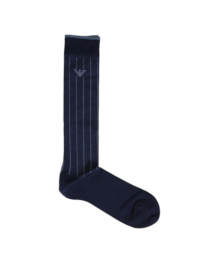 Emporio Armani Underwear Blue Cotton Sock