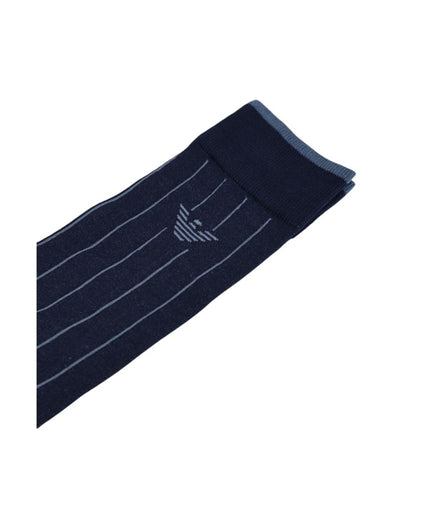 Emporio Armani Underwear Blue Cotton Sock