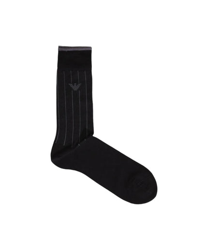 Emporio Armani Underwear Black Cotton Sock