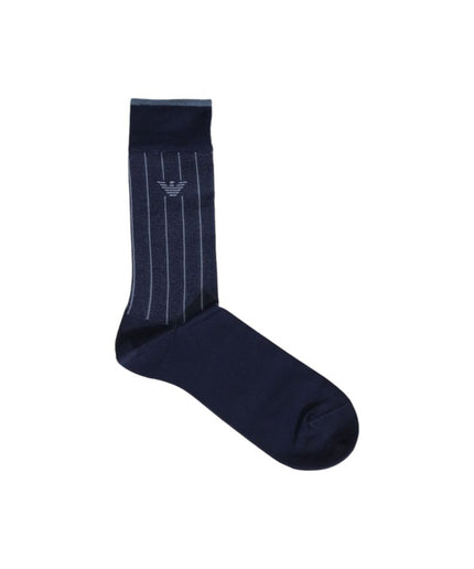 Emporio Armani Underwear Blue Cotton Sock