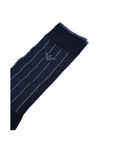 Emporio Armani Underwear Blue Cotton Sock