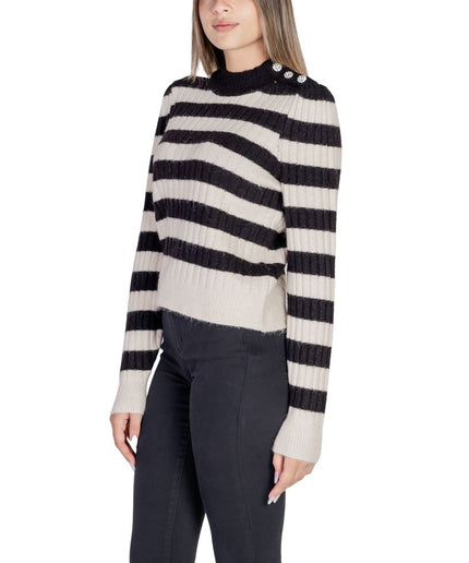 Vero Moda Beige Polyester Sweater