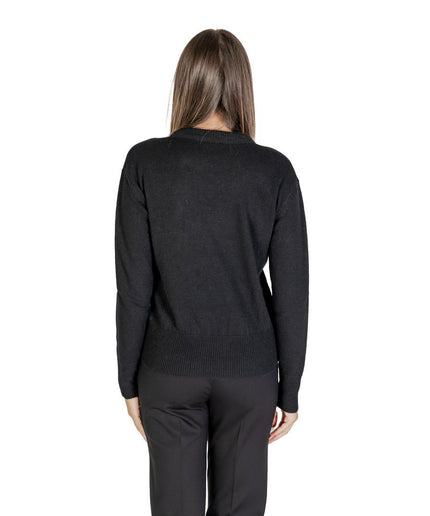 Alviero Martini Prima Classe Black Polyester Sweater