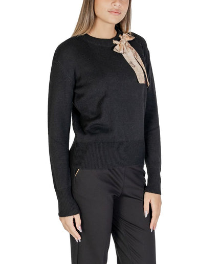 Alviero Martini Prima Classe Black Polyester Sweater