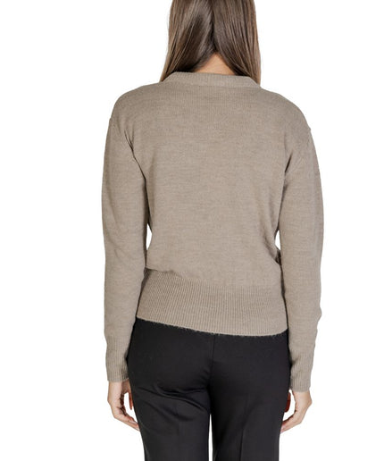 Alviero Martini Prima Classe Beige Polyester Sweater