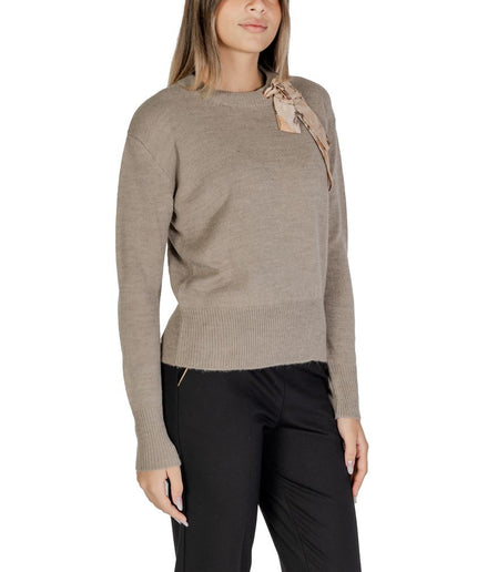 Alviero Martini Prima Classe Beige Polyester Sweater