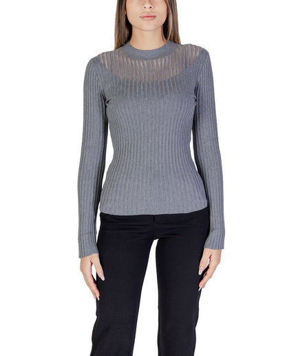 Morgan De Toi Gray Viscose Tops & T-Shirt