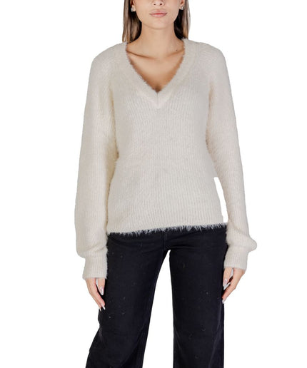 Vero Moda White Nylon Sweater