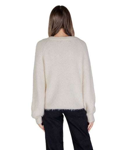 Vero Moda White Nylon Sweater