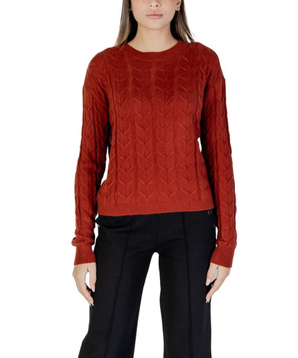 Vero Moda Red Viscose Sweater