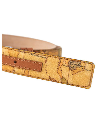 Alviero Martini Prima Classe Beige Leather Belt