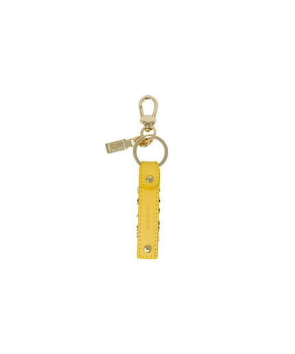 Alviero Martini Prima Classe Yellow Leather Keychain