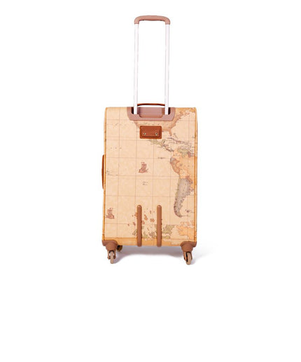 Alviero Martini Prima Classe Beige Cotton Luggage And Travel