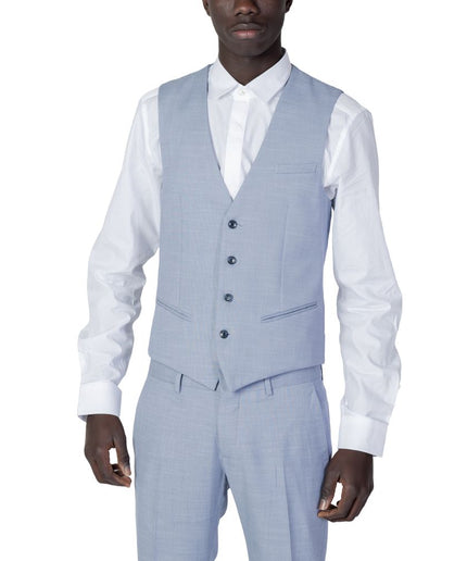 Antony Morato Blue Polyester Vest