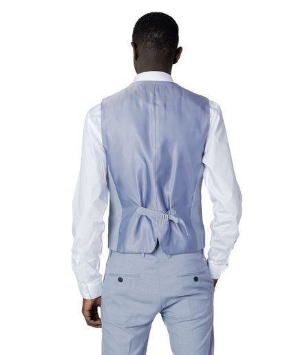 Antony Morato Blue Polyester Vest