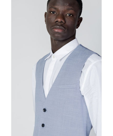 Antony Morato Blue Polyester Vest