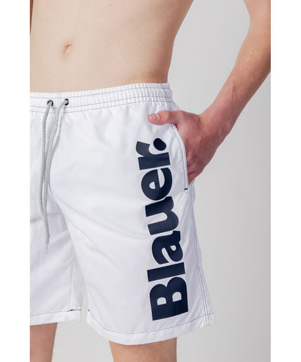 Blauer White Polyester Swimwear