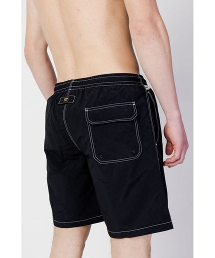 Blauer Black Polyester Swimwear