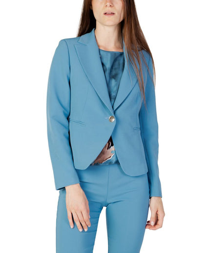 Rinascimento Turquoise Polyester Suits & Blazer