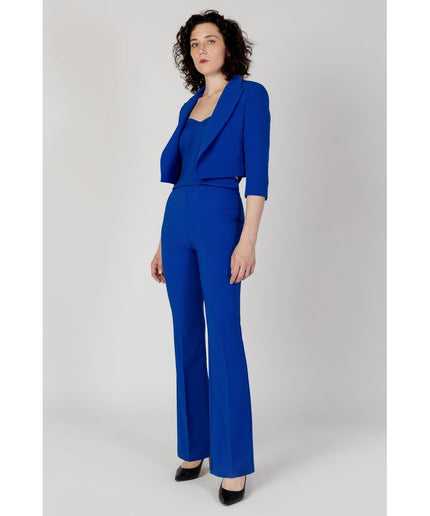 Rinascimento Blue Polyester Suits & Blazer