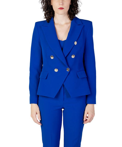 Rinascimento Blue Polyester Suits & Blazer