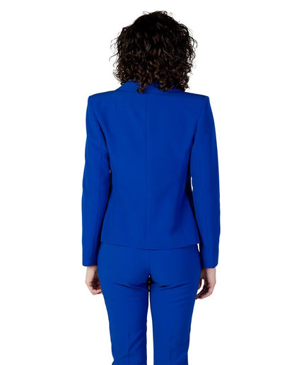 Rinascimento Blue Polyester Suits & Blazer