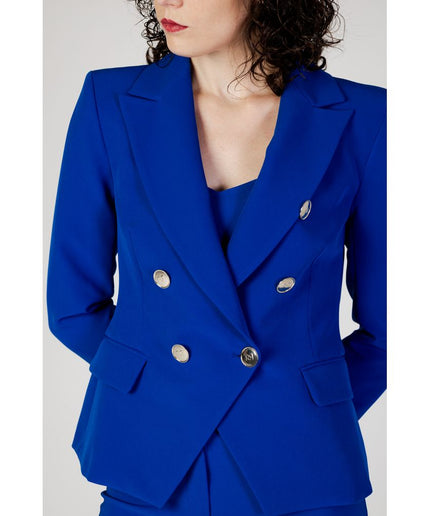 Rinascimento Blue Polyester Suits & Blazer