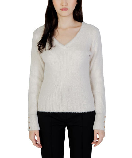 Morgan De Toi Cream Polyamide Sweater