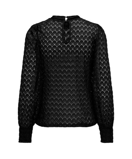 Jacqueline De Yong Black Polyester Tops & T-Shirt