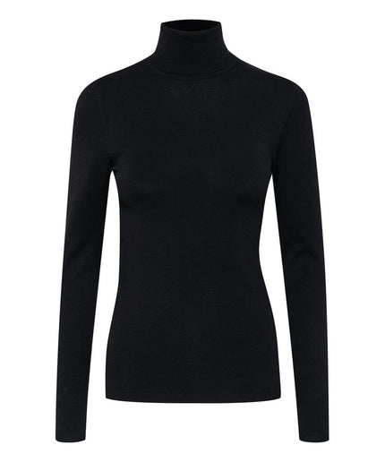 ICHI Black Viscose Sweater