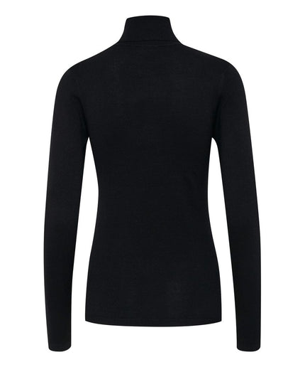 ICHI Black Viscose Sweater