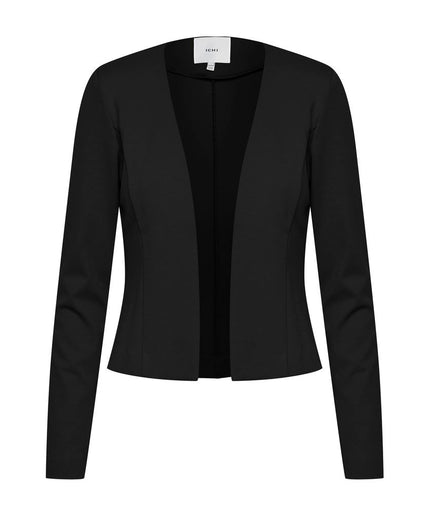 ICHI Black Polyester Suits & Blazer