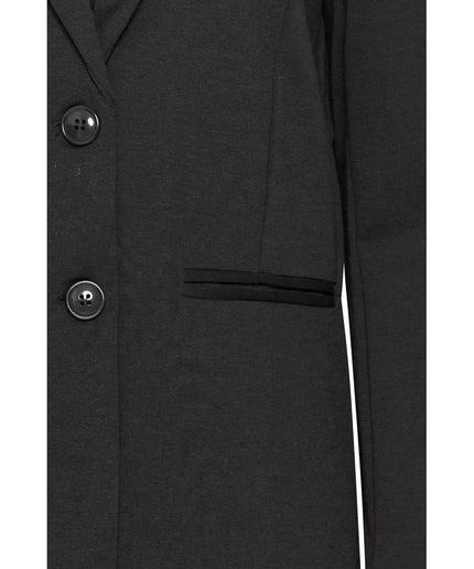 ICHI Black Recycled Polyester Suits & Blazer